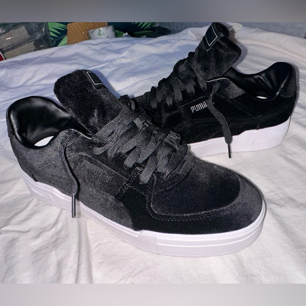 Puma CA PRO Black Velour - 397112 02 - RARE - Size 11